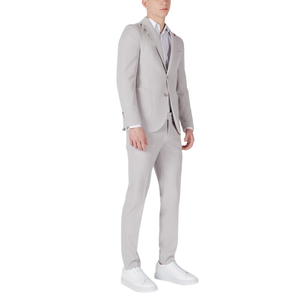 Gray Polyester Waistcoat