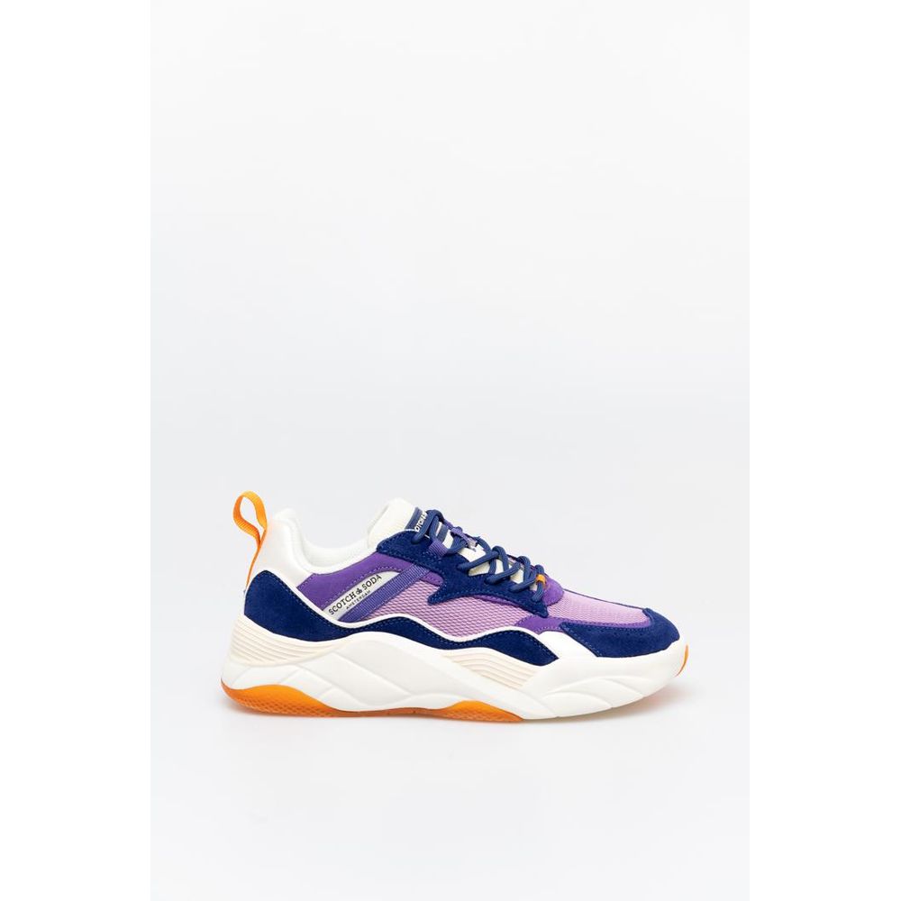 Multicolor Cotton Chunky Sneakers