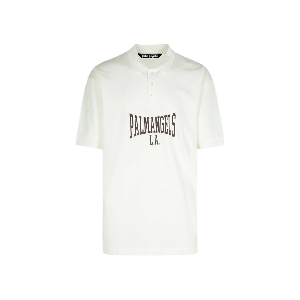 White Cotton Polo Shirt