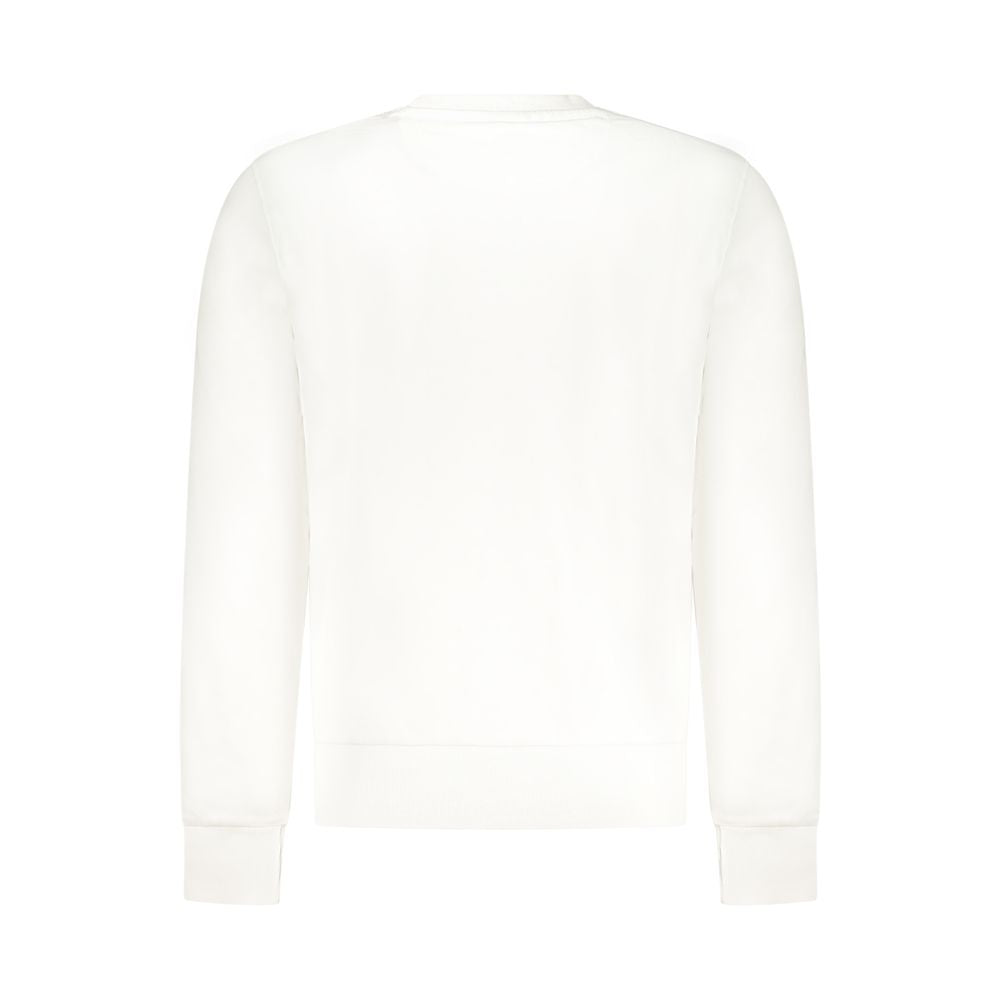 White Cotton Men's Sweatshirt