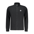 Black Cotton Men Sweatshirt