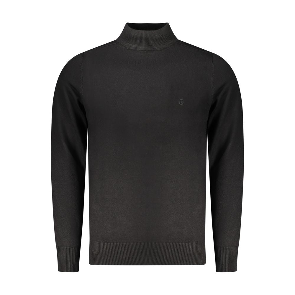 Nero Viscosa Uomo Maglia