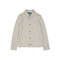 Beige Polyamide Full-Length Jacket