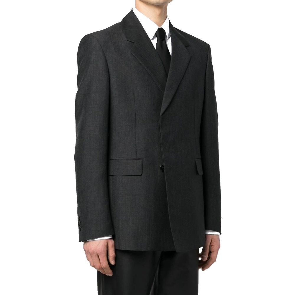 Gray Wool Blazer