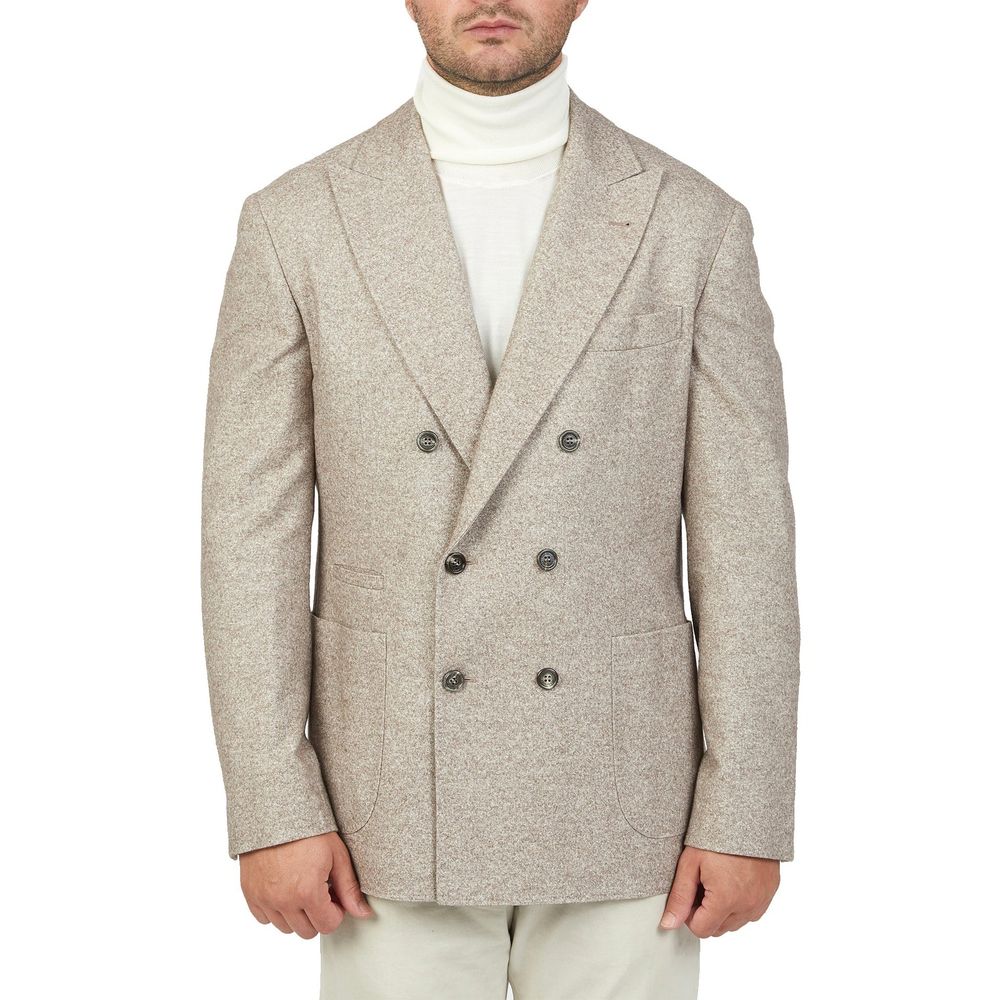 Beige Cashmere Blazer