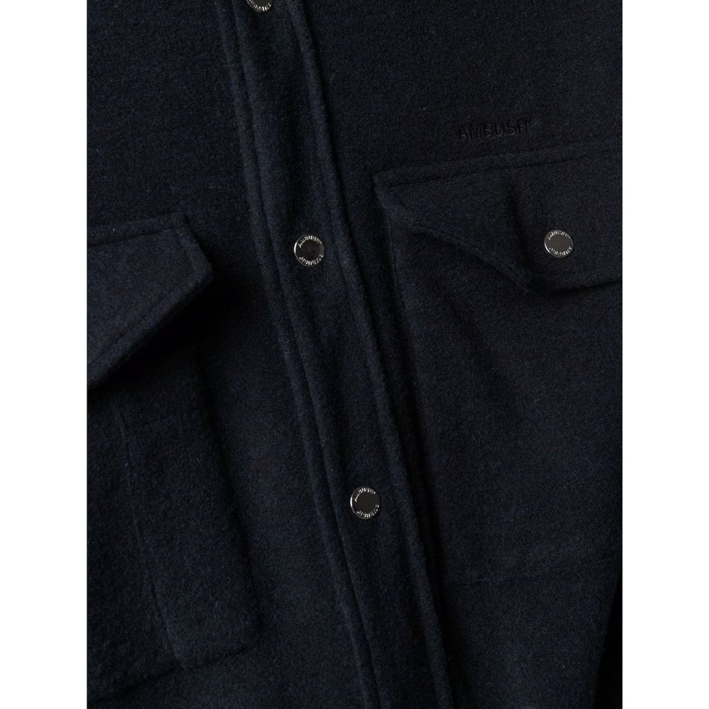 Blue Marabou Shell Jacket