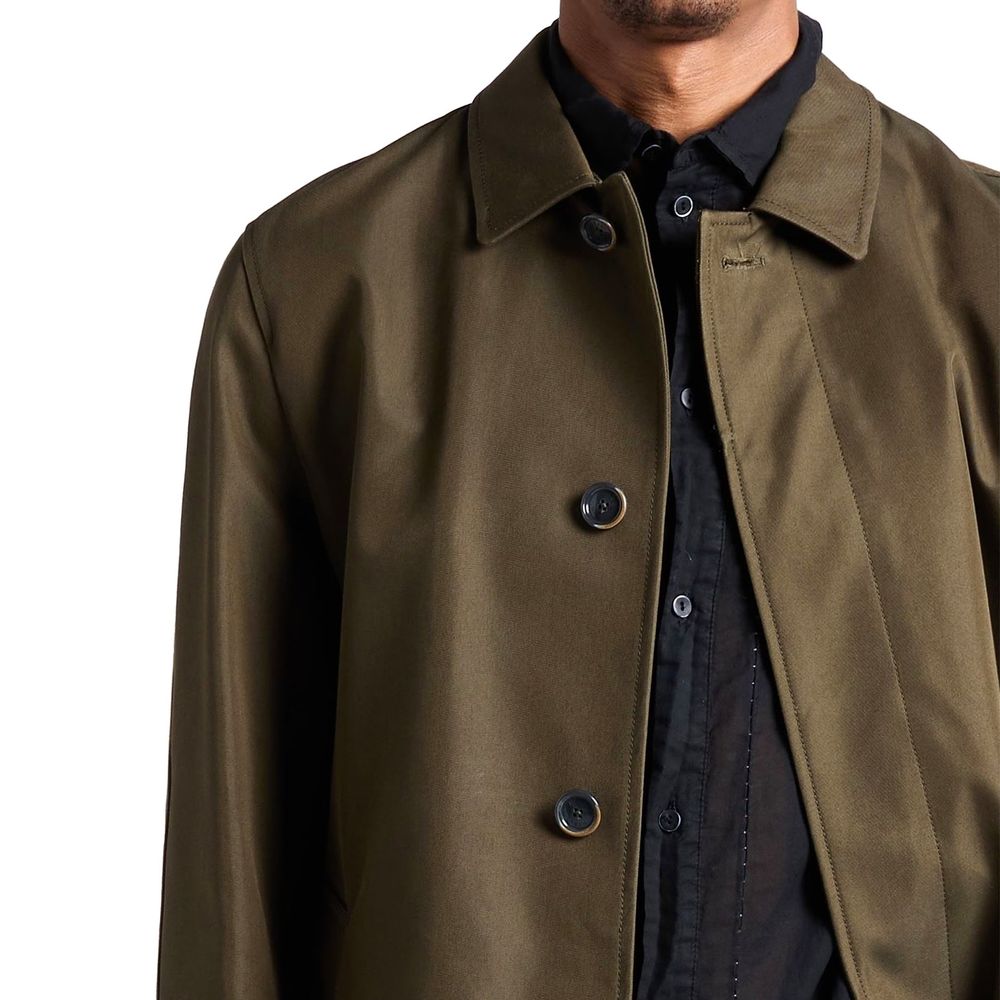 Bicolor Cotton Coat