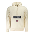 Beige Cotton Men's Sweatshirt Hoodie