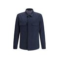 Blue Wool Oves Aries Full-Length Jacket