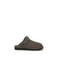 Brown Calf Leather Bos Taurus Mules
