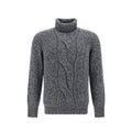Gray Cashmere Turtleneck