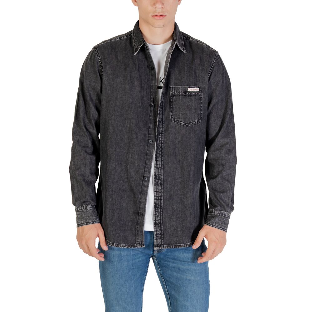 Black Denim Shirt