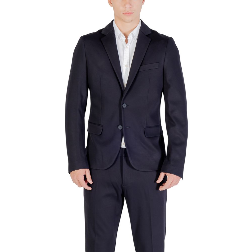Blue Viscose Blazer