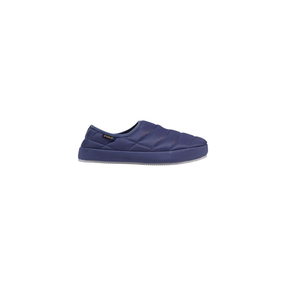 Blue Textile Slippers