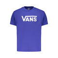 Blue Cotton Men's T-Shirt