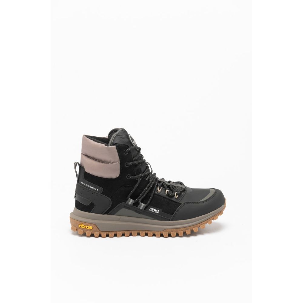 Black Leather Ankle Boots