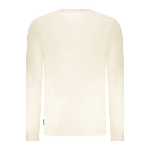 Beige Cotton Men T-Shirt