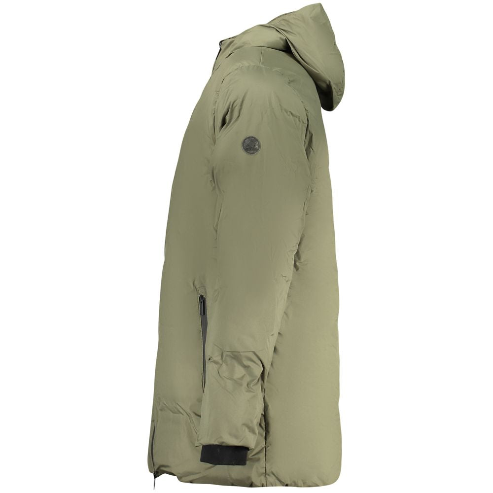 Verde Polyester Mens Jacket