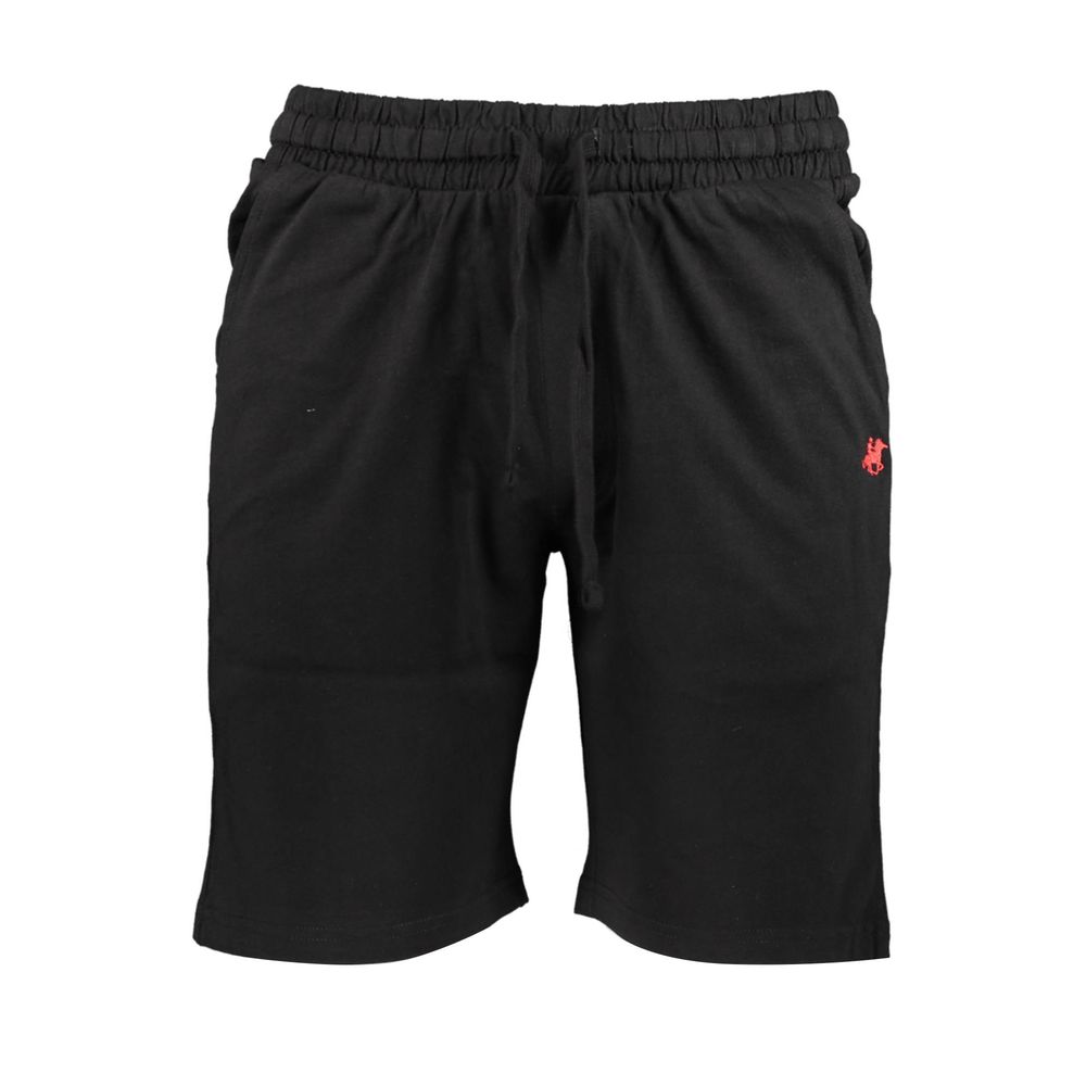 Black Cotton Men's Sweatpant