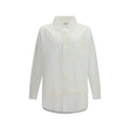 White Cotton Pattern Shirt