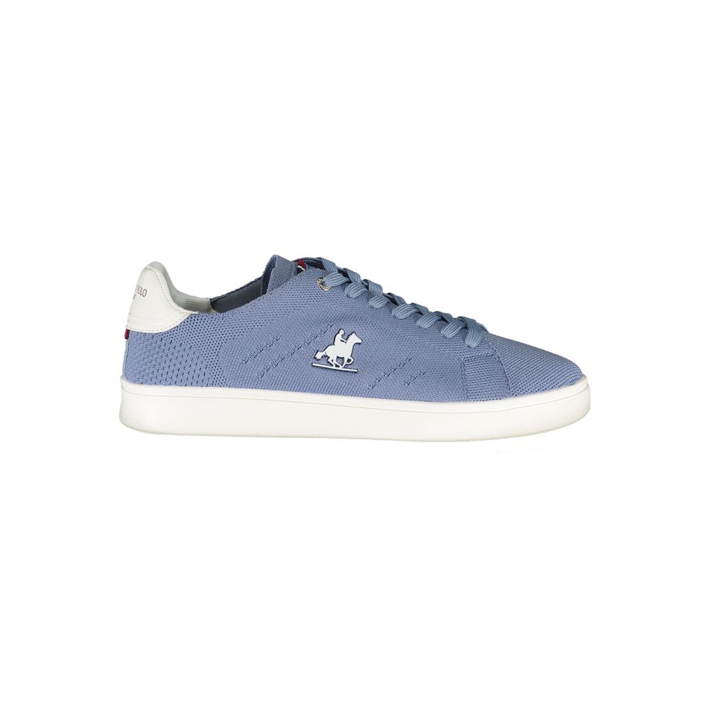 Azzurro Polyester Men's Sneaker