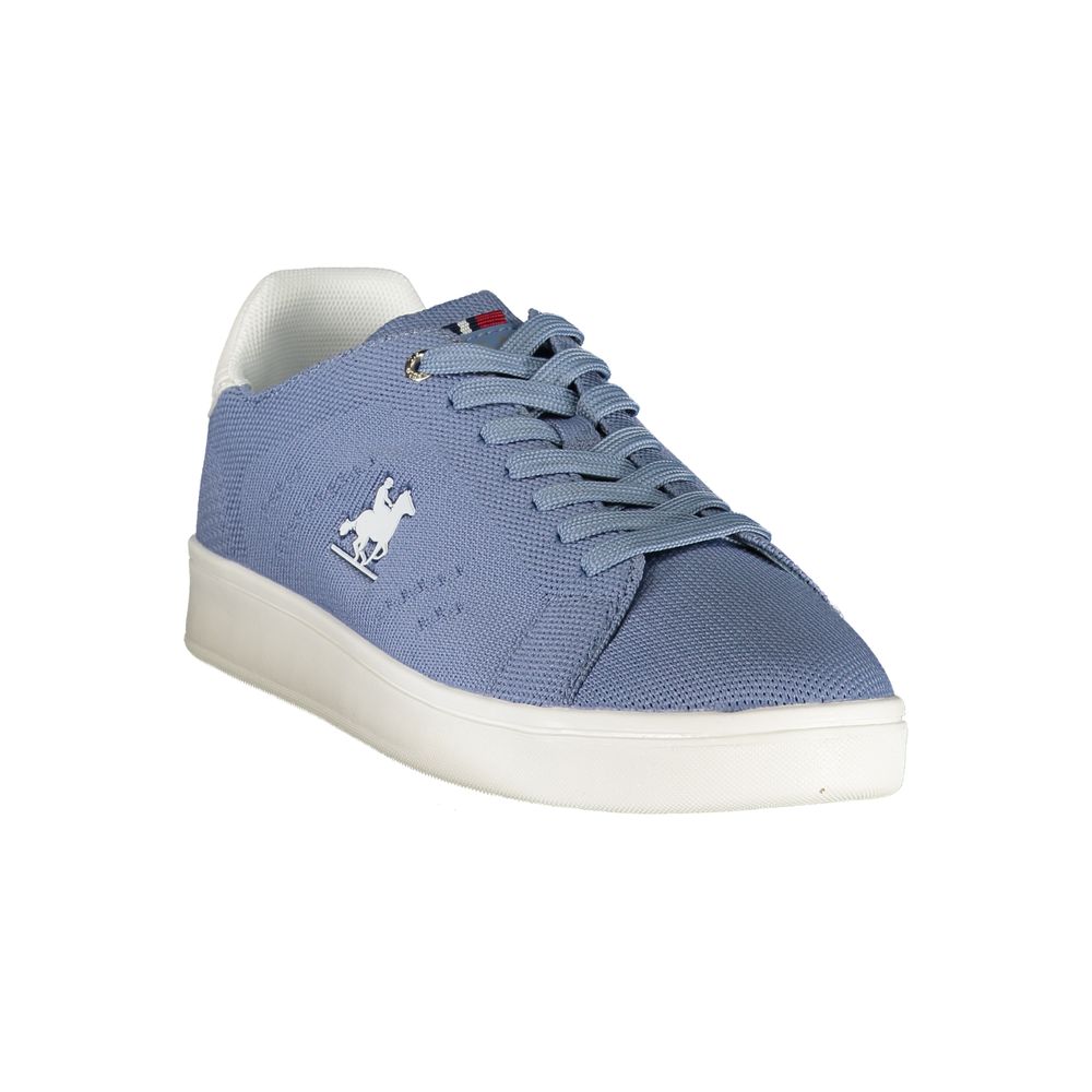 Azzurro Polyester Men's Sneaker