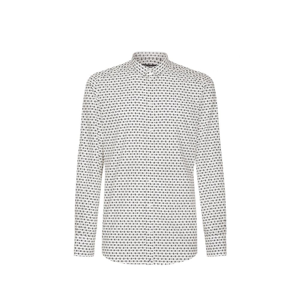 White Cotton Dress Shirt