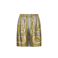 Gray Silk Knee Length