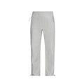 Gray Polyester Casual Pants