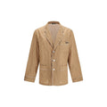 Beige Linen Top Sleepwear
