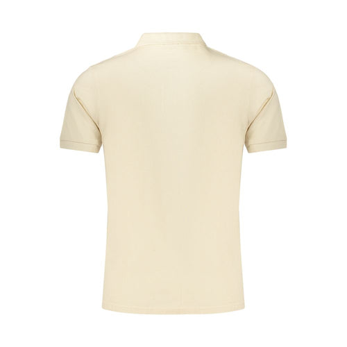 Beige Cotton Men's Polo