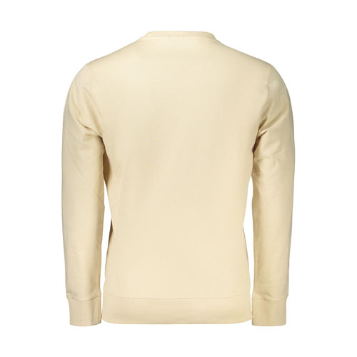 Beige Cotton Men's Sweatshirt
