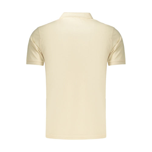 Beige Cotton Men's Polo