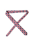 Multicolor Patterned Silk Adjustable Men Tied Necktie Tie
