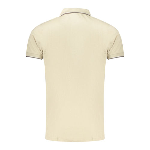 Beige Cotton Men's Polo