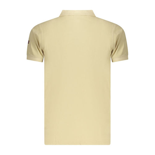 Beige Cotton Men's Polo