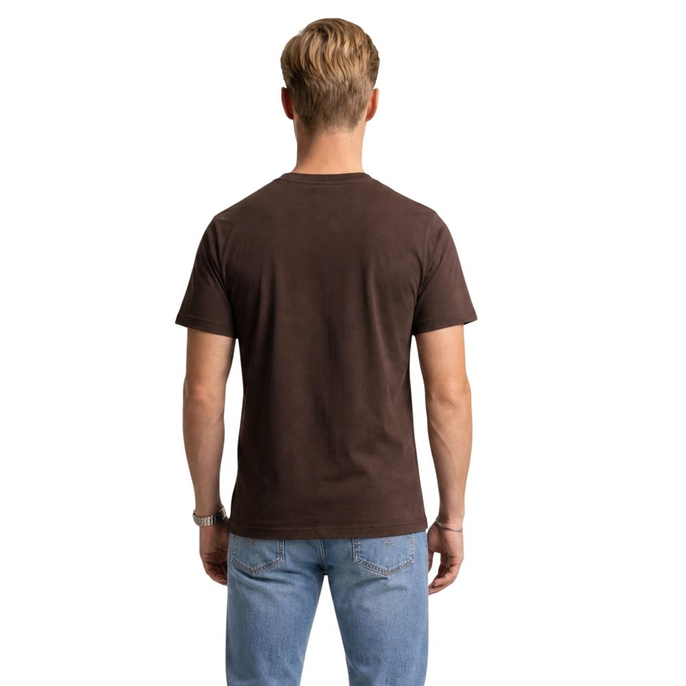 Brown Cotton T-Shirt