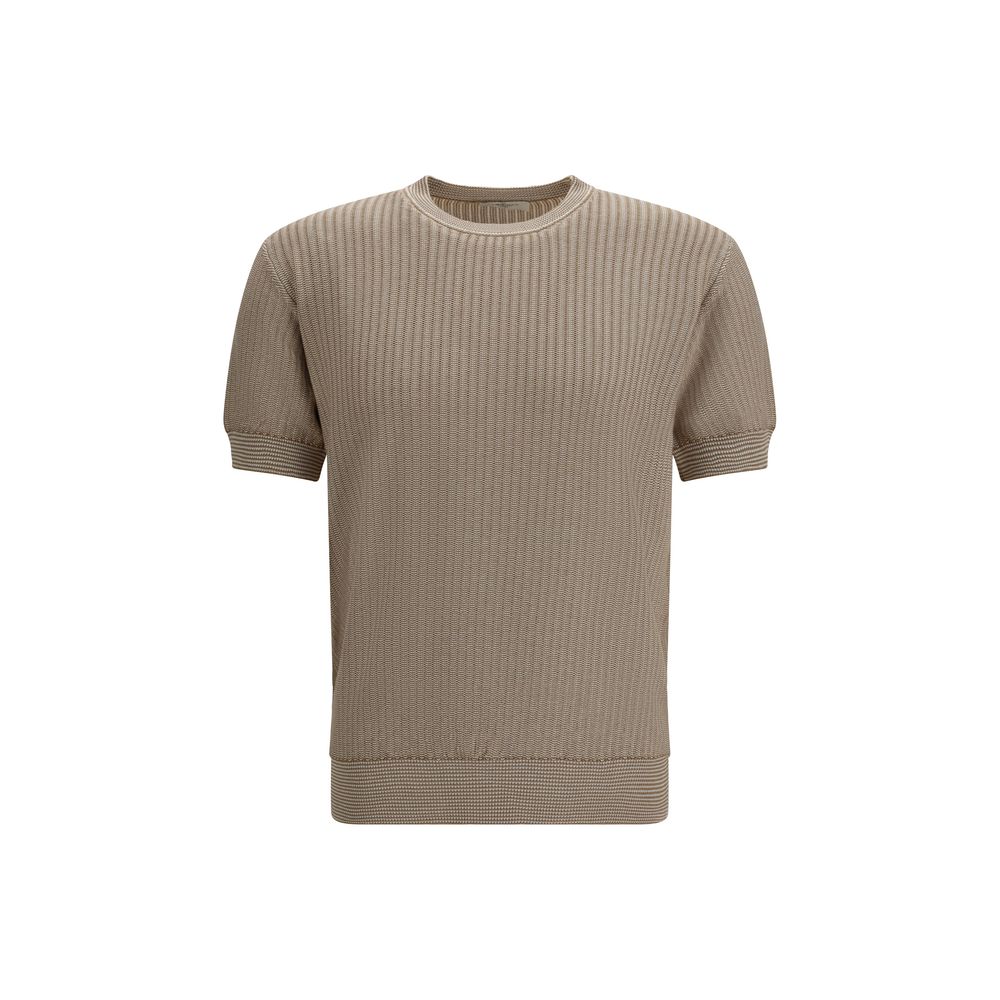 Beige Cotton Sweatshirt