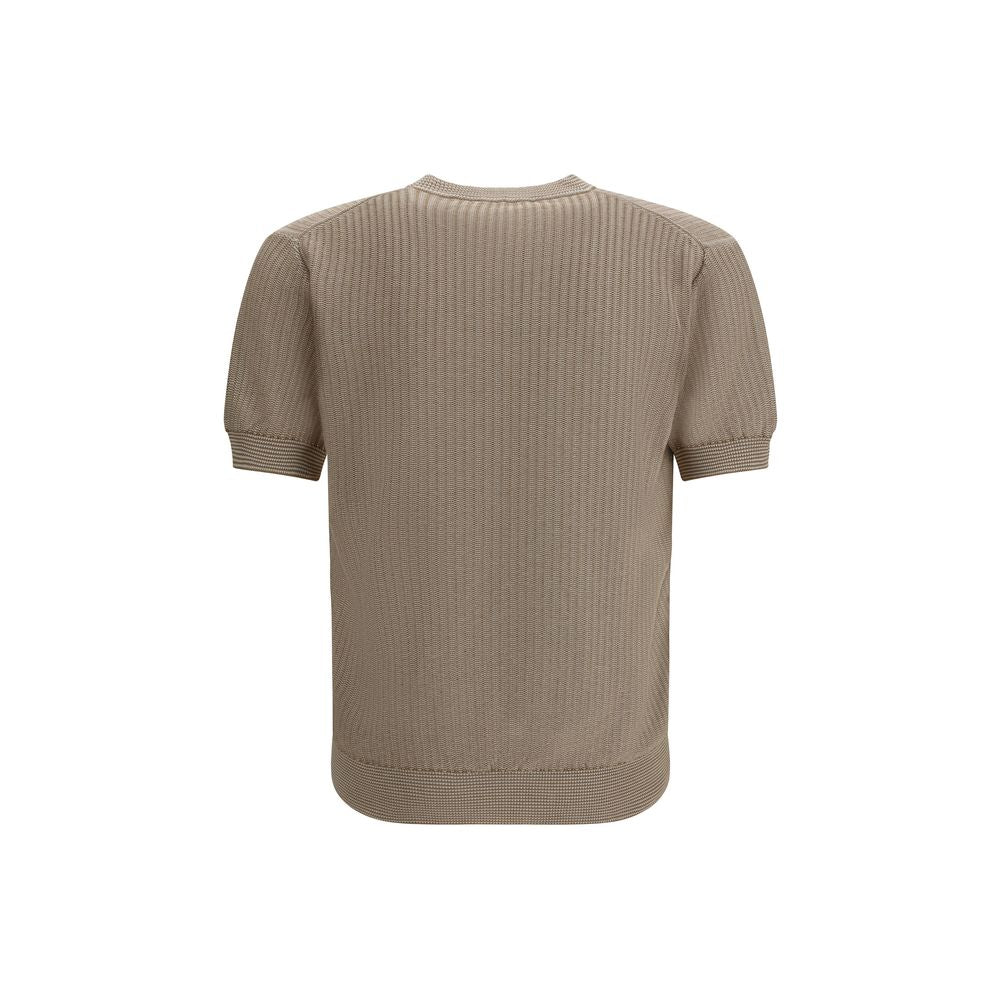 Beige Cotton Sweatshirt