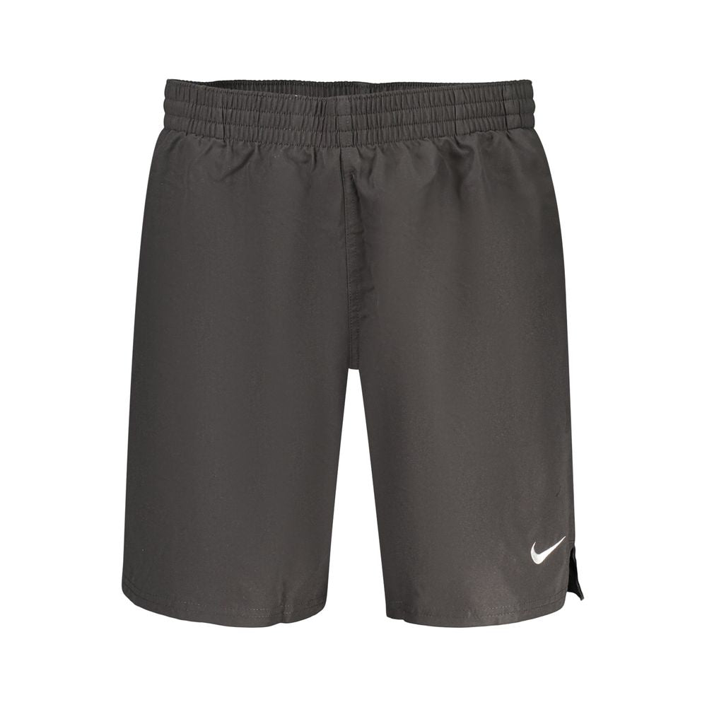 Black Polyester Men's Boxer