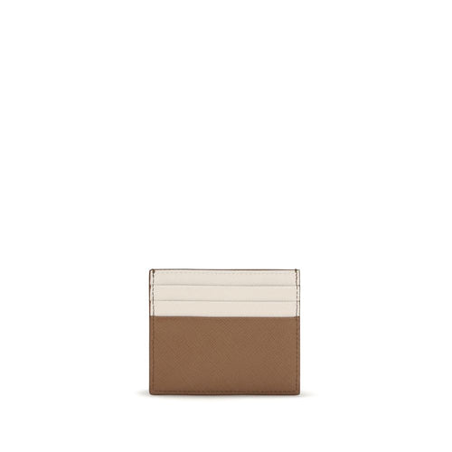 Beige Calf Leather Bos Taurus Wallet