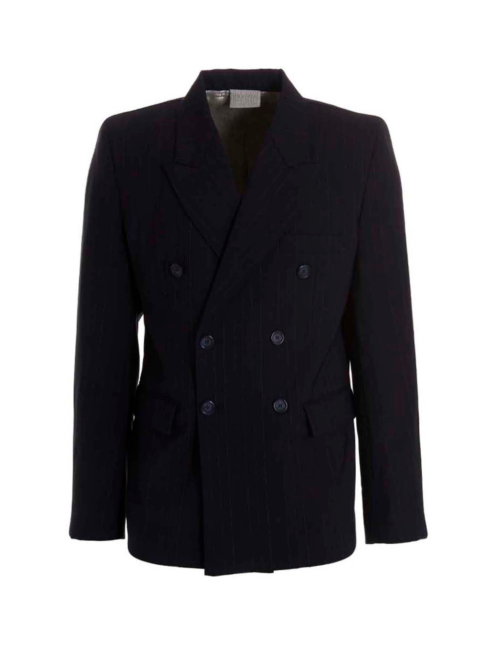 Blue Virgin Wool Blazer