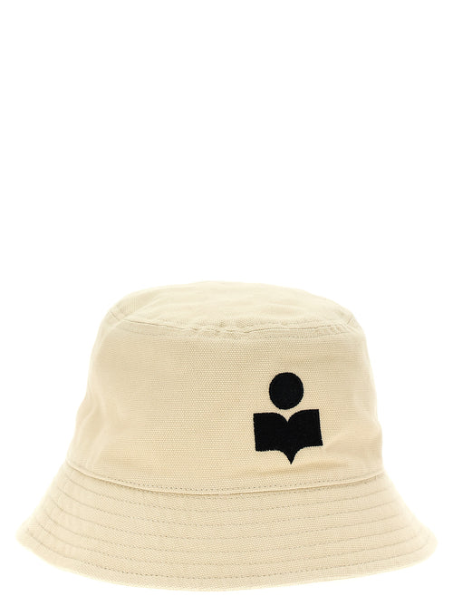 Beige Cotton Bucket Hat