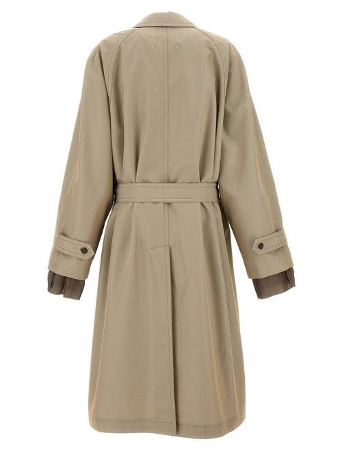 Beige Cotton Coat
