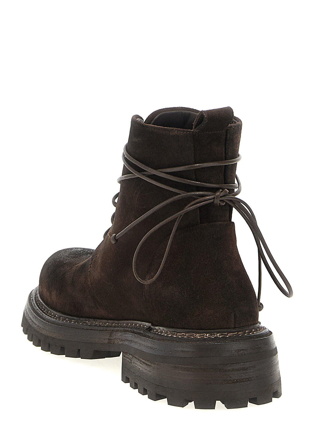 Brown Cotton Chelsea Boots