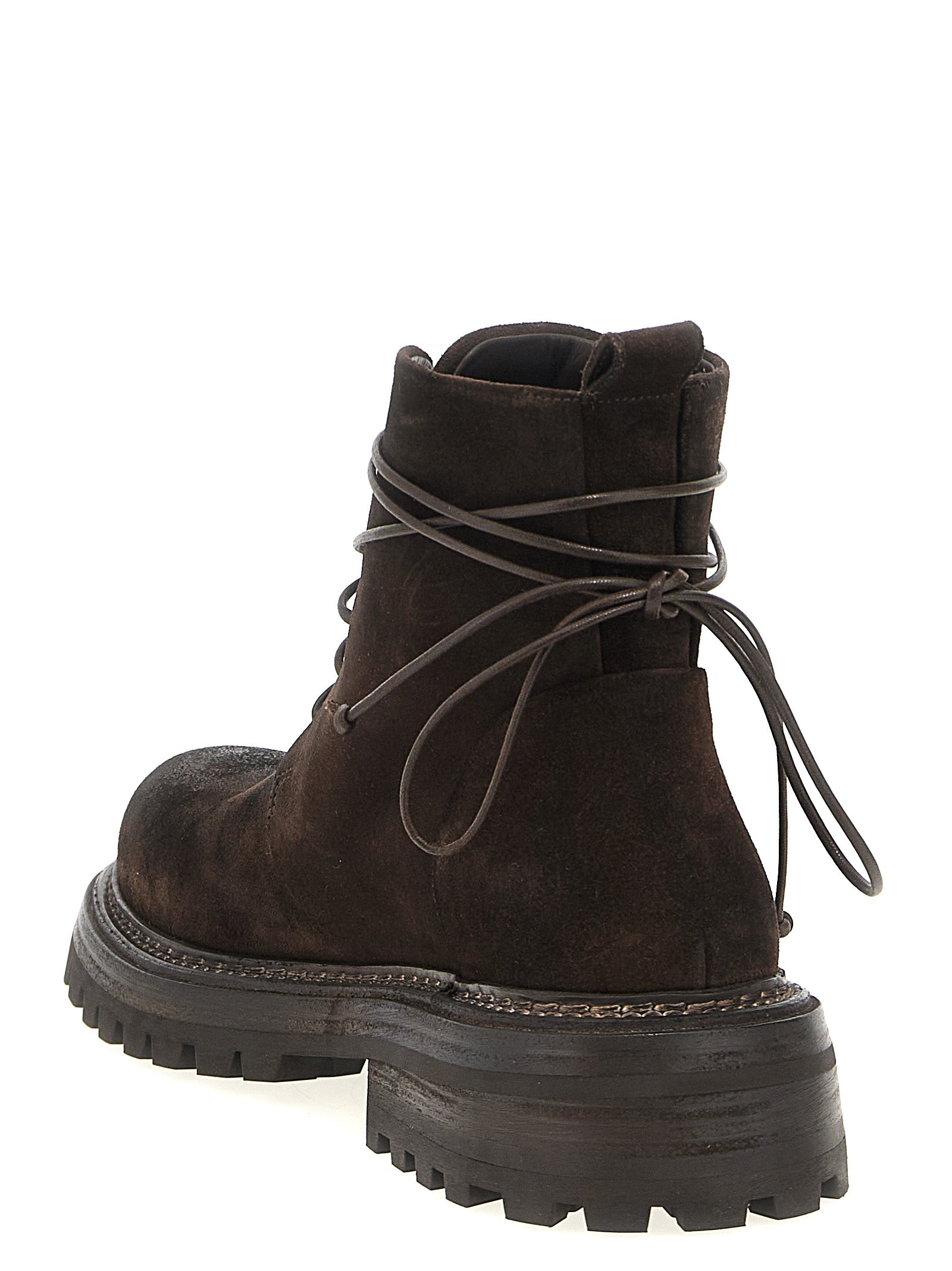 Brown Cotton Chelsea Boots