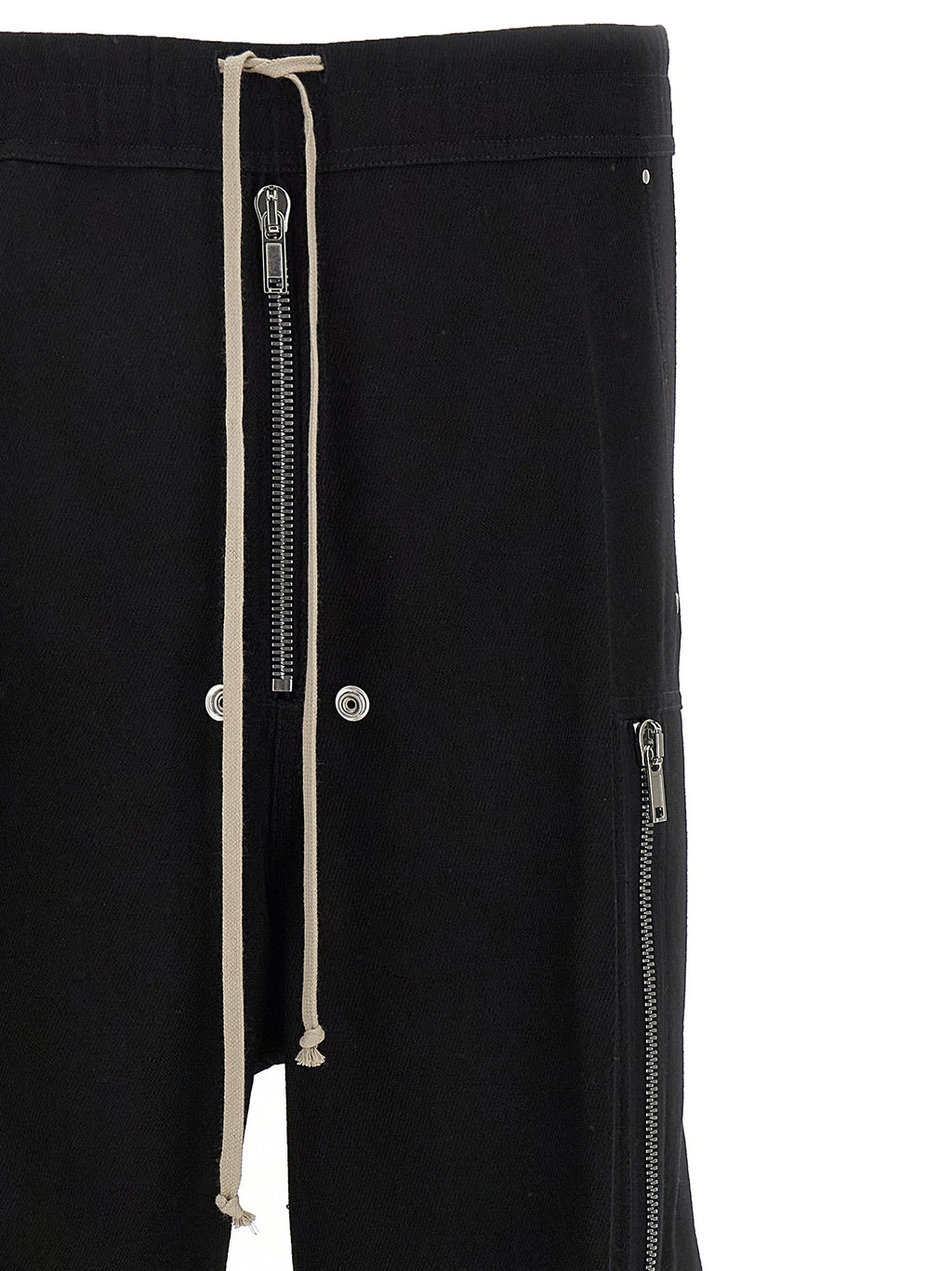 Black Wool Cargo Pants