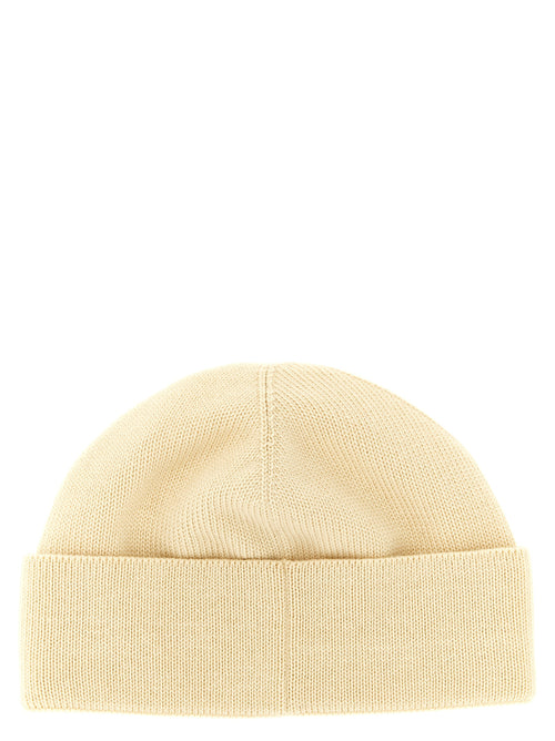 Beige Cotton Beanie