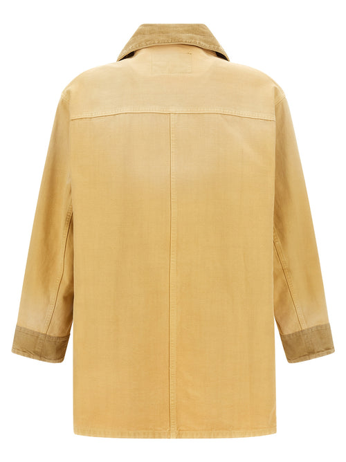 Beige Cotton Coat