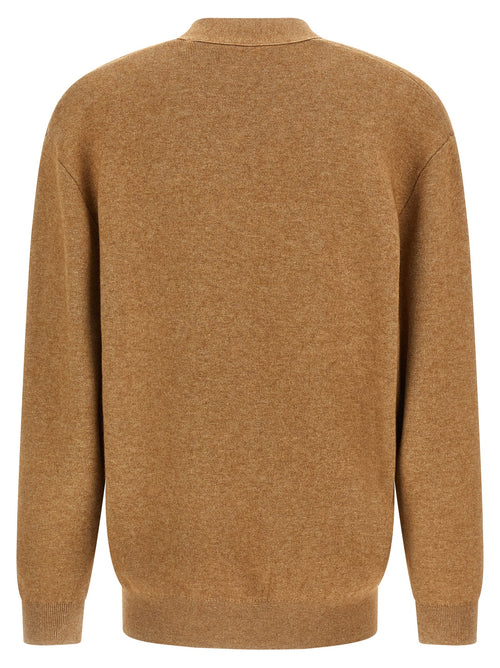 Beige Cotton Cardigan